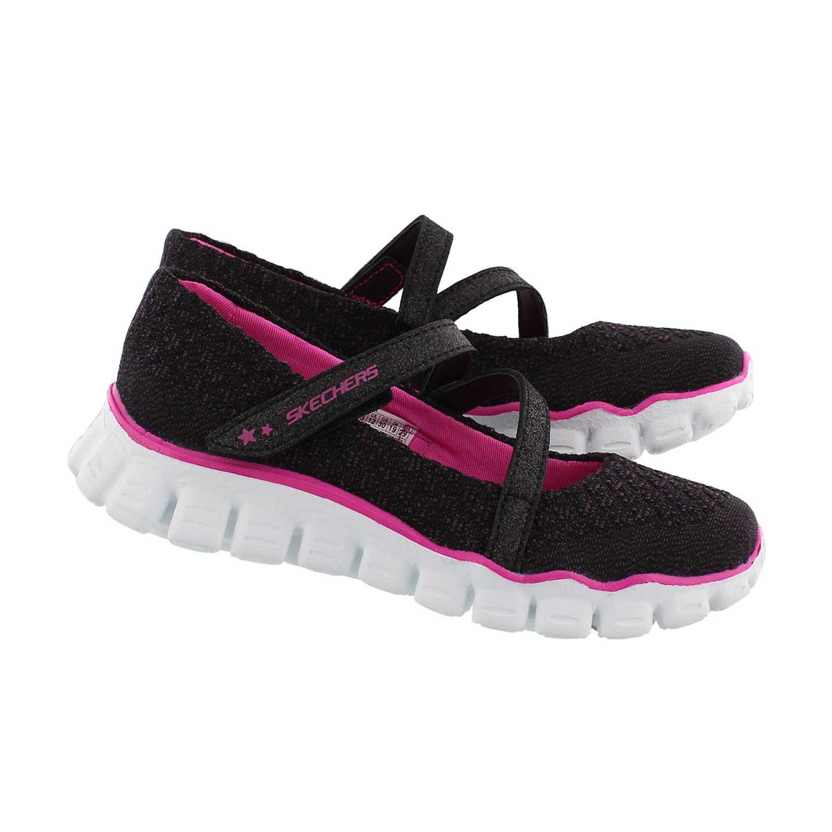 Grls Skech Flex II black Mary Jane