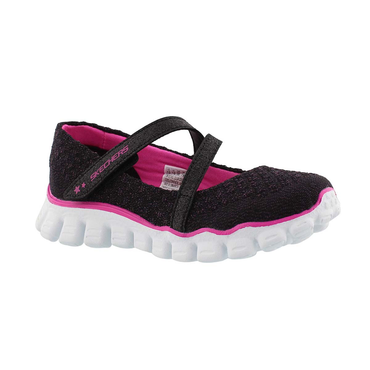 Grls Skech Flex II black Mary Jane