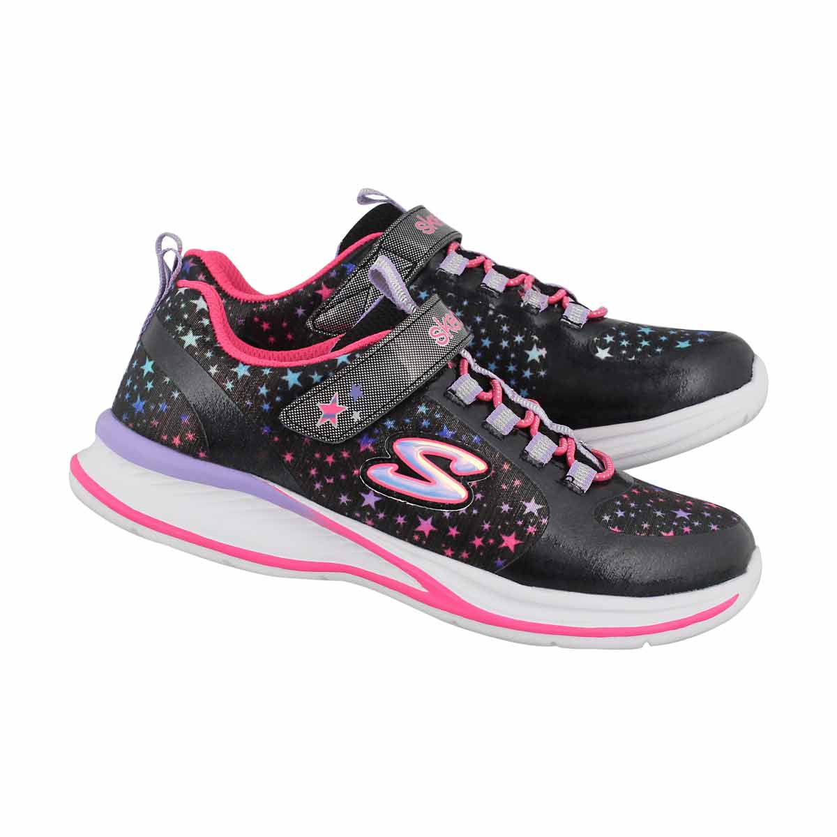 Grls JumpinJams CosmicCutie blk/mlt snkr
