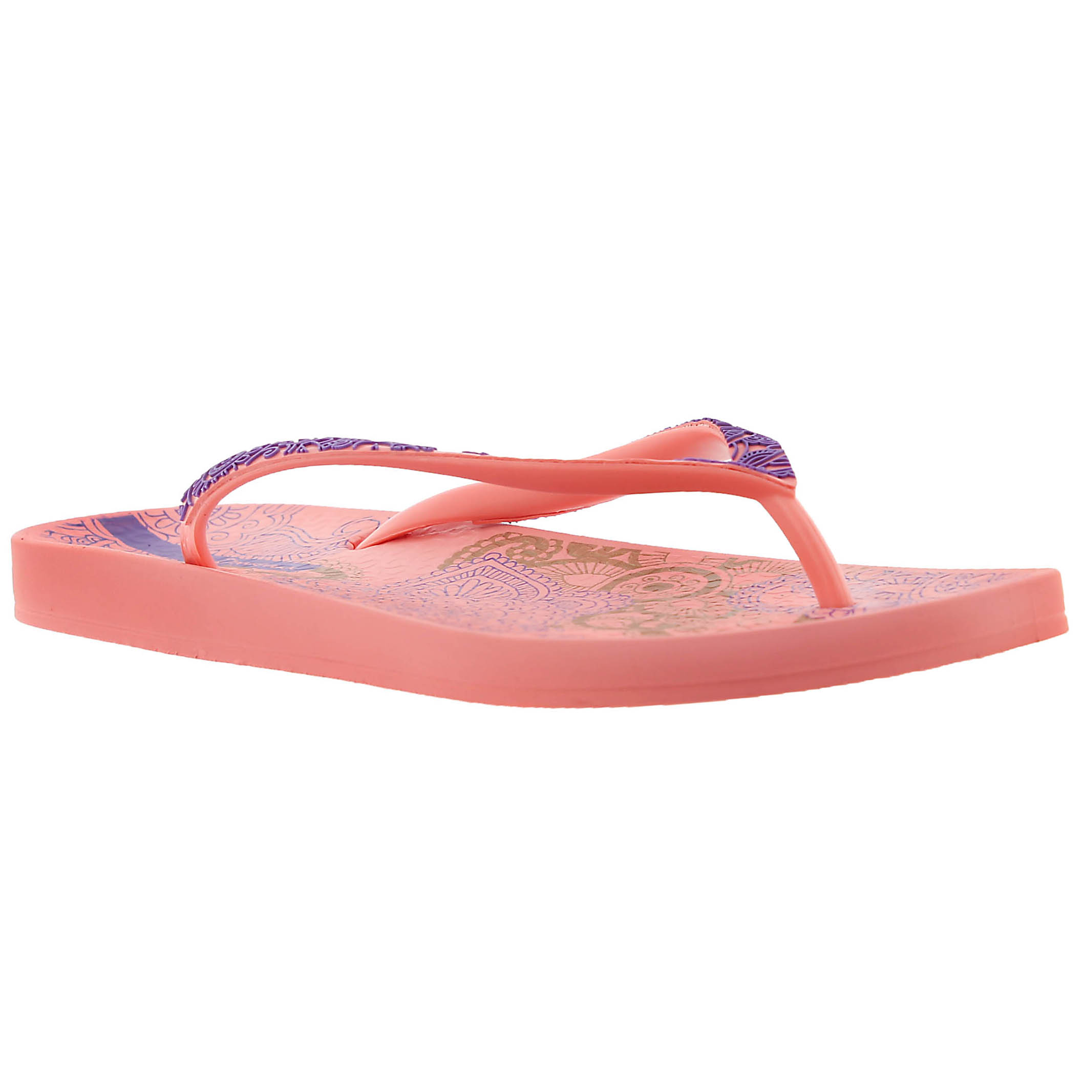 Sandale tong Lace, rose/pourpre, femme