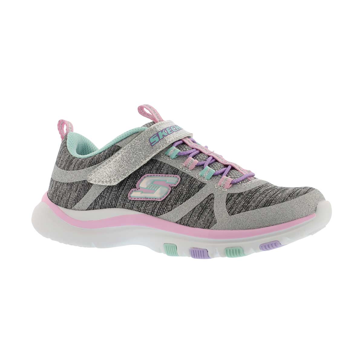 Girls' TRAINER LITE JAZZY JUMPER gy/mlt sneakers