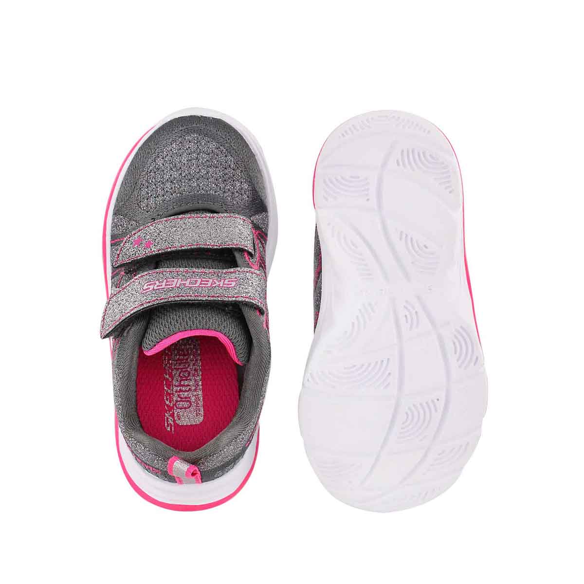 Inf Lil Glammer charcoal running shoe