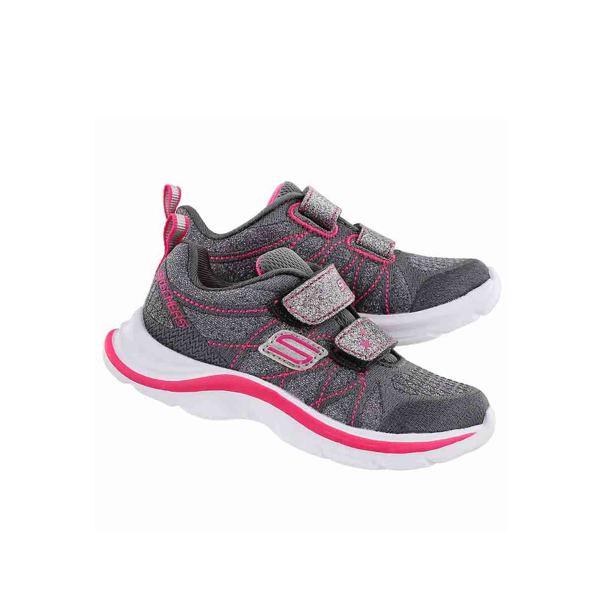 Inf Lil Glammer charcoal running shoe