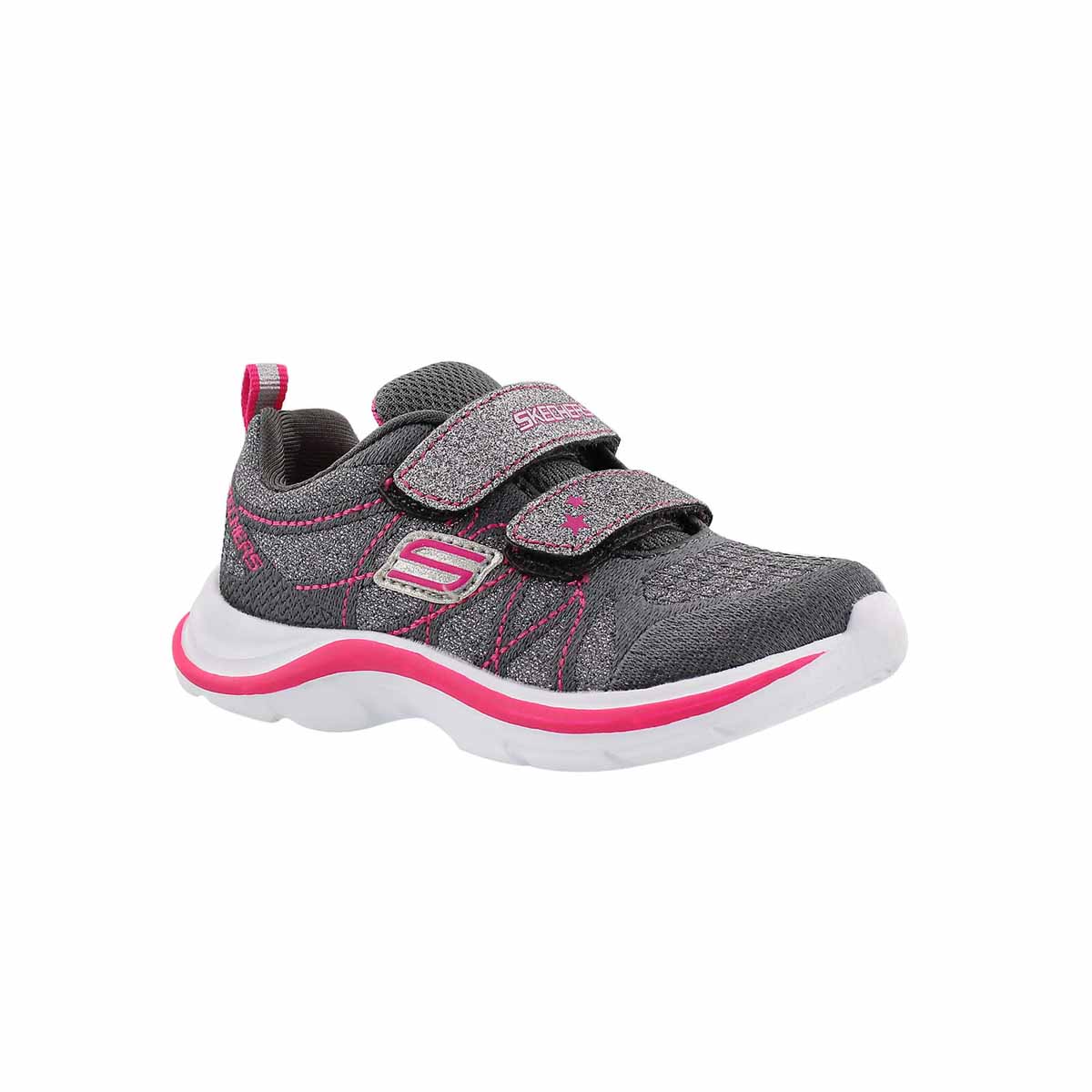 Infants' LIL GLAMMER charcoal running shoes