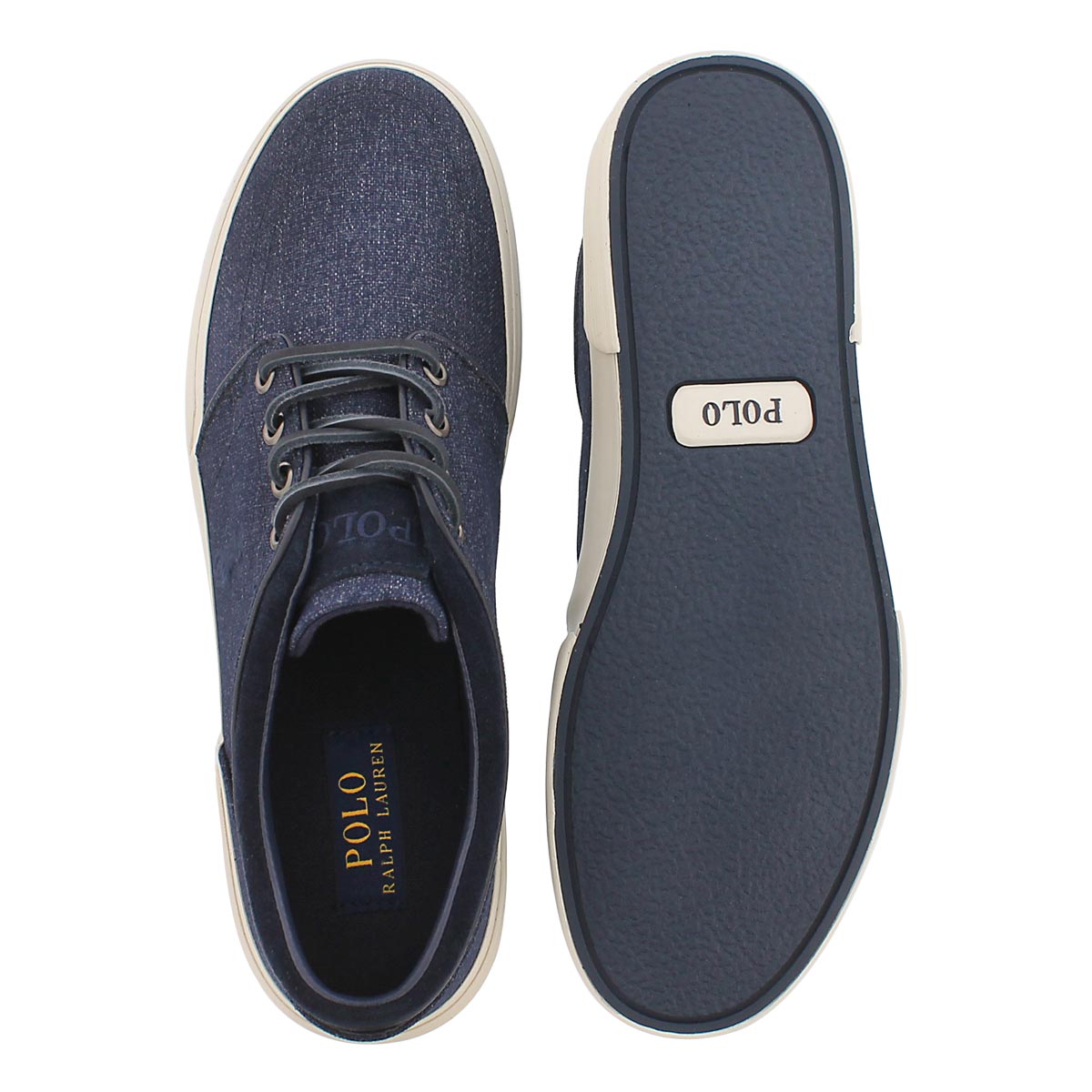 Mns Faxon Low nvy heatherd nylon sneaker