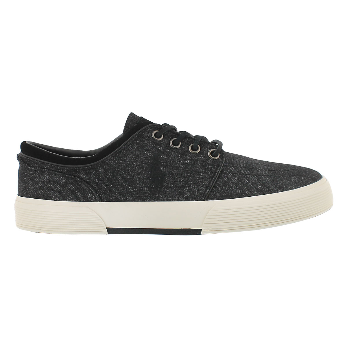 Mns Faxon Low blk heatherd nylon sneaker