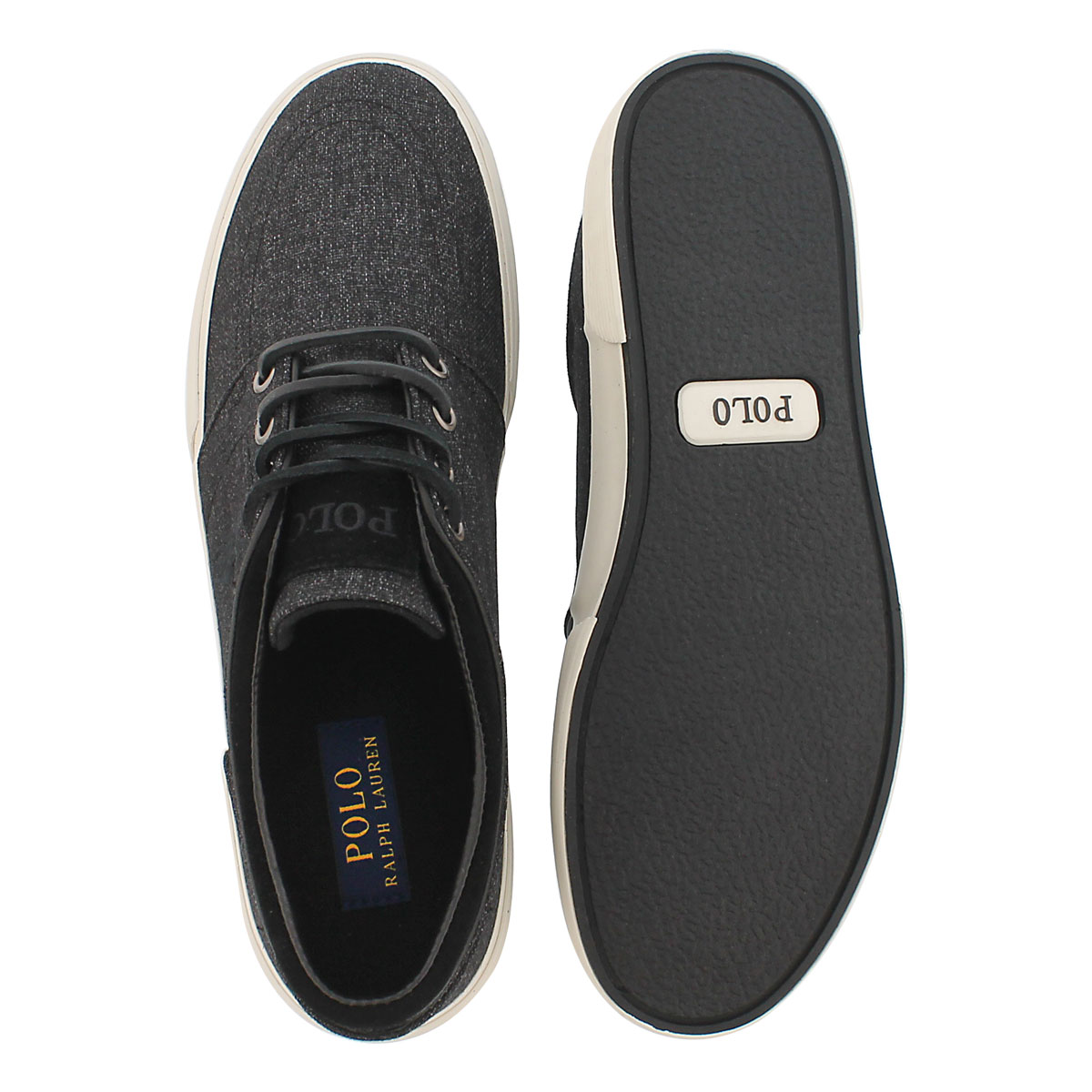 Mns Faxon Low blk heatherd nylon sneaker