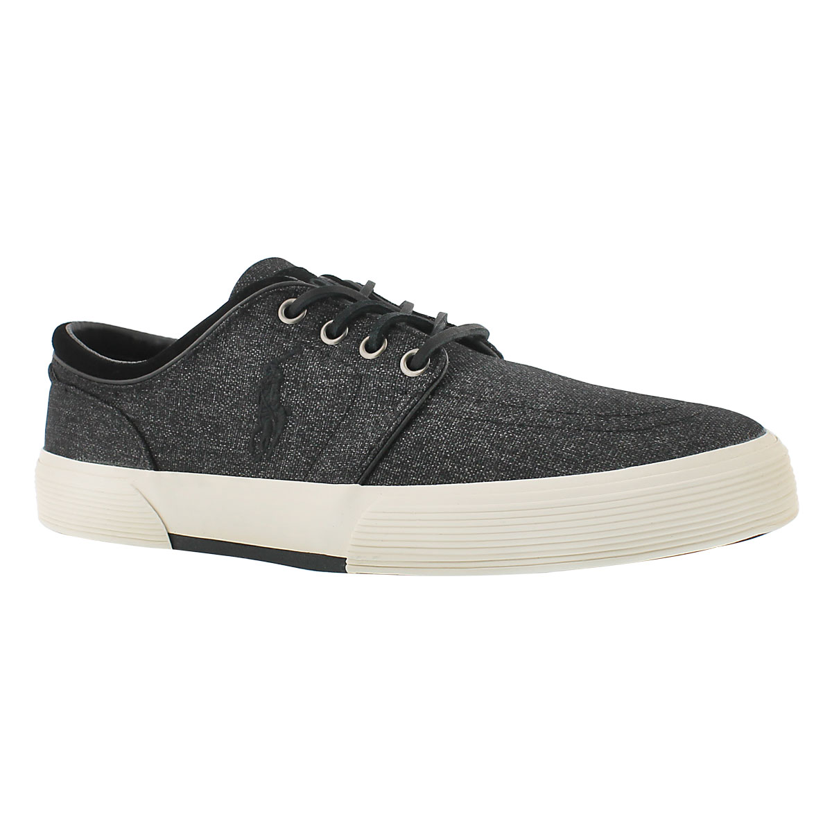 Mns Faxon Low blk heatherd nylon sneaker