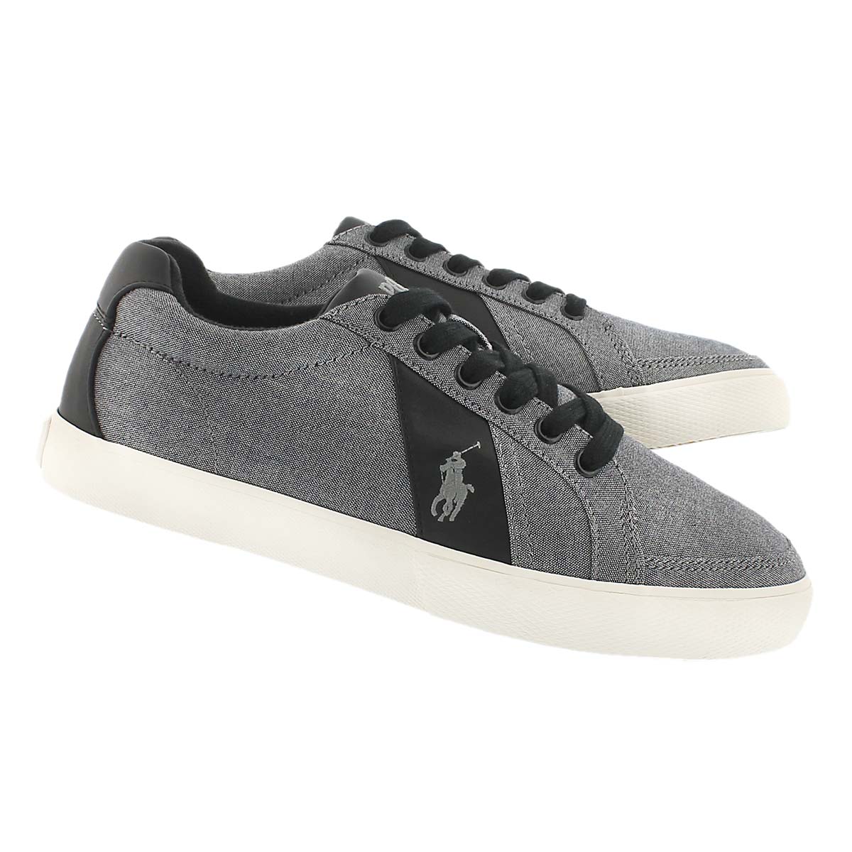 Mns Hugh grey chambray fashion sneaker