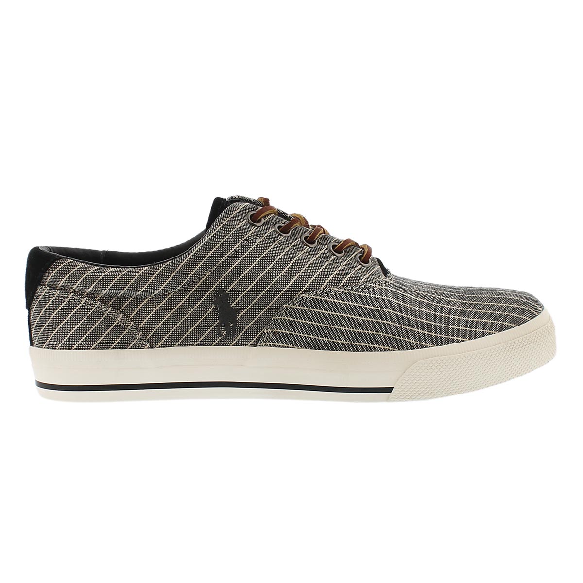 Mns Vaughn black striped canvas sneaker