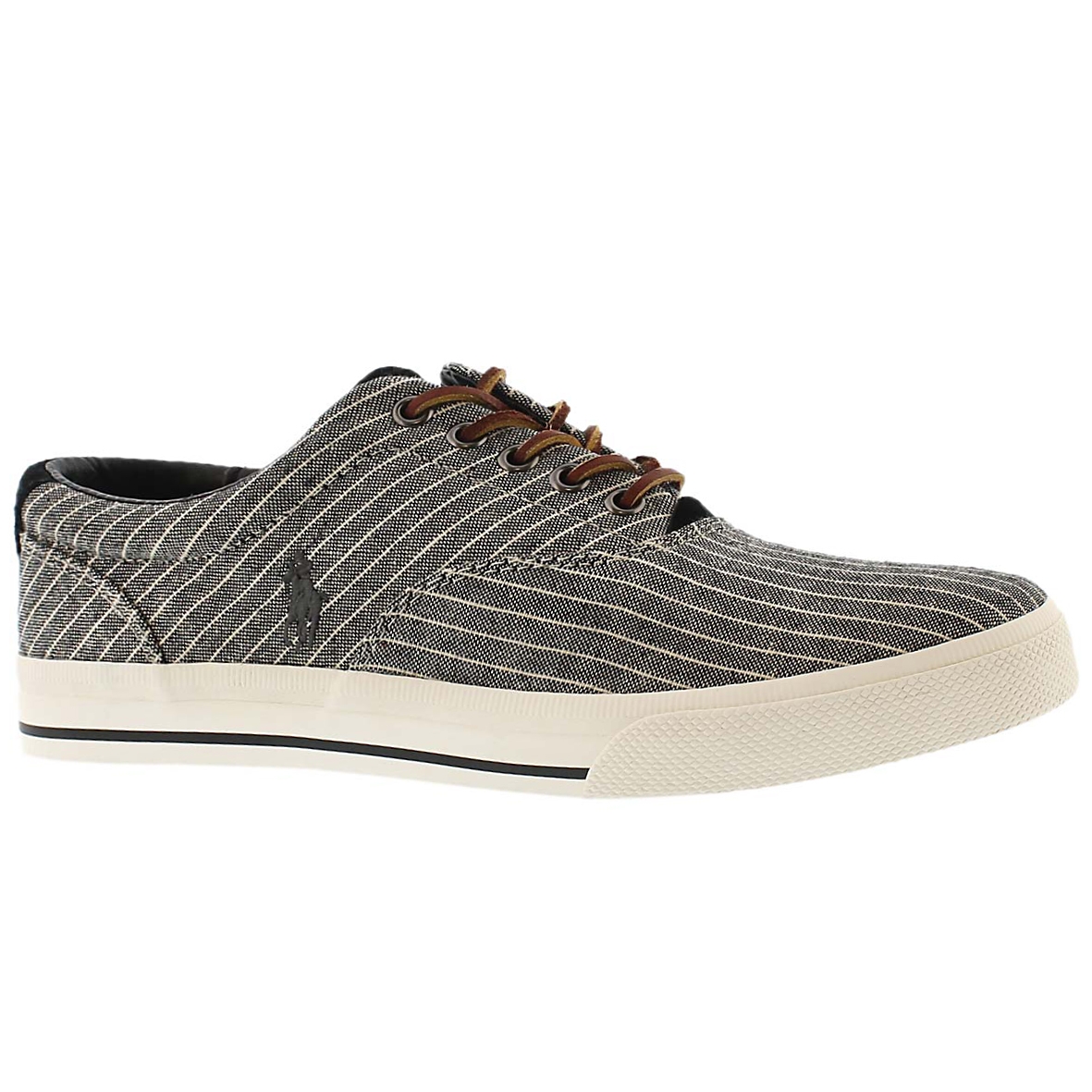 Mns Vaughn black striped canvas sneaker