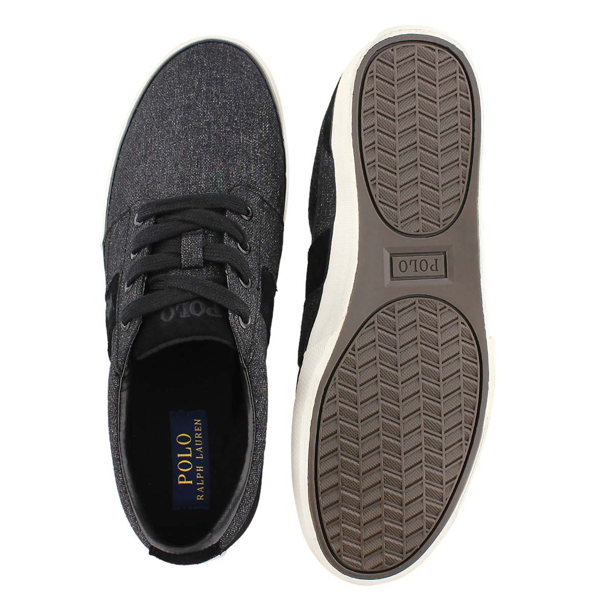 Mns Halmore black suede/nylon sneaker