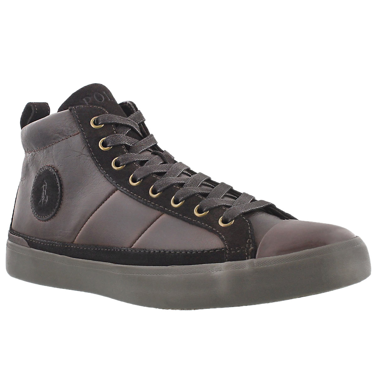 Mns Clarke dk brown lace up sneaker