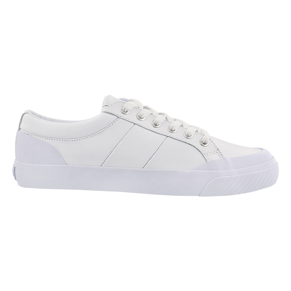 Mns Ian white leather lace up sneaker