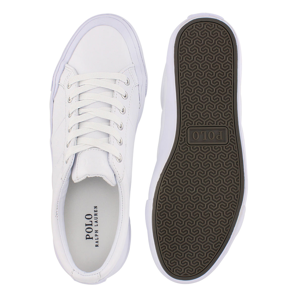 Mns Ian white leather lace up sneaker