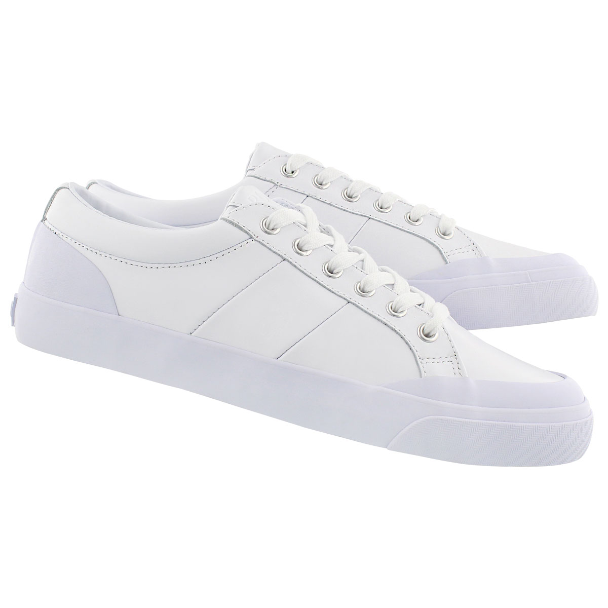 Mns Ian white leather lace up sneaker