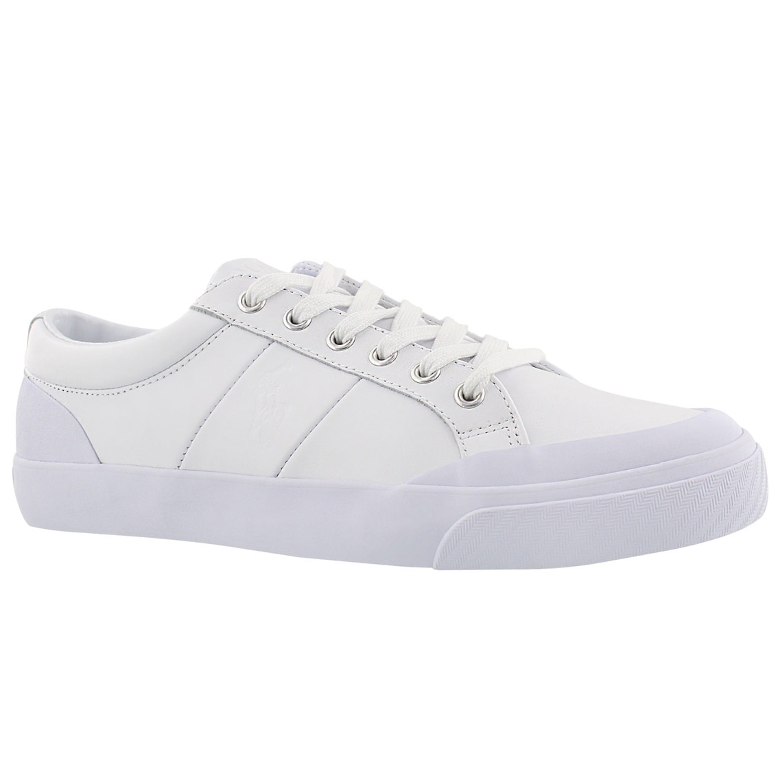 Mns Ian white leather lace up sneaker