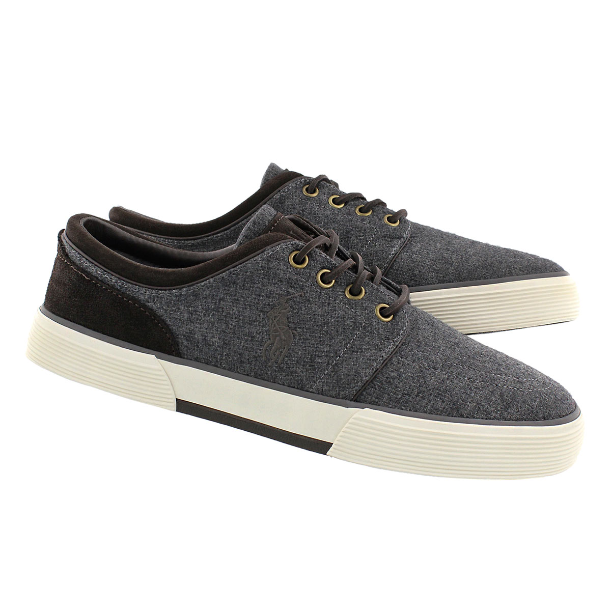 Mns Faxon Low gry/brn lace up sneaker