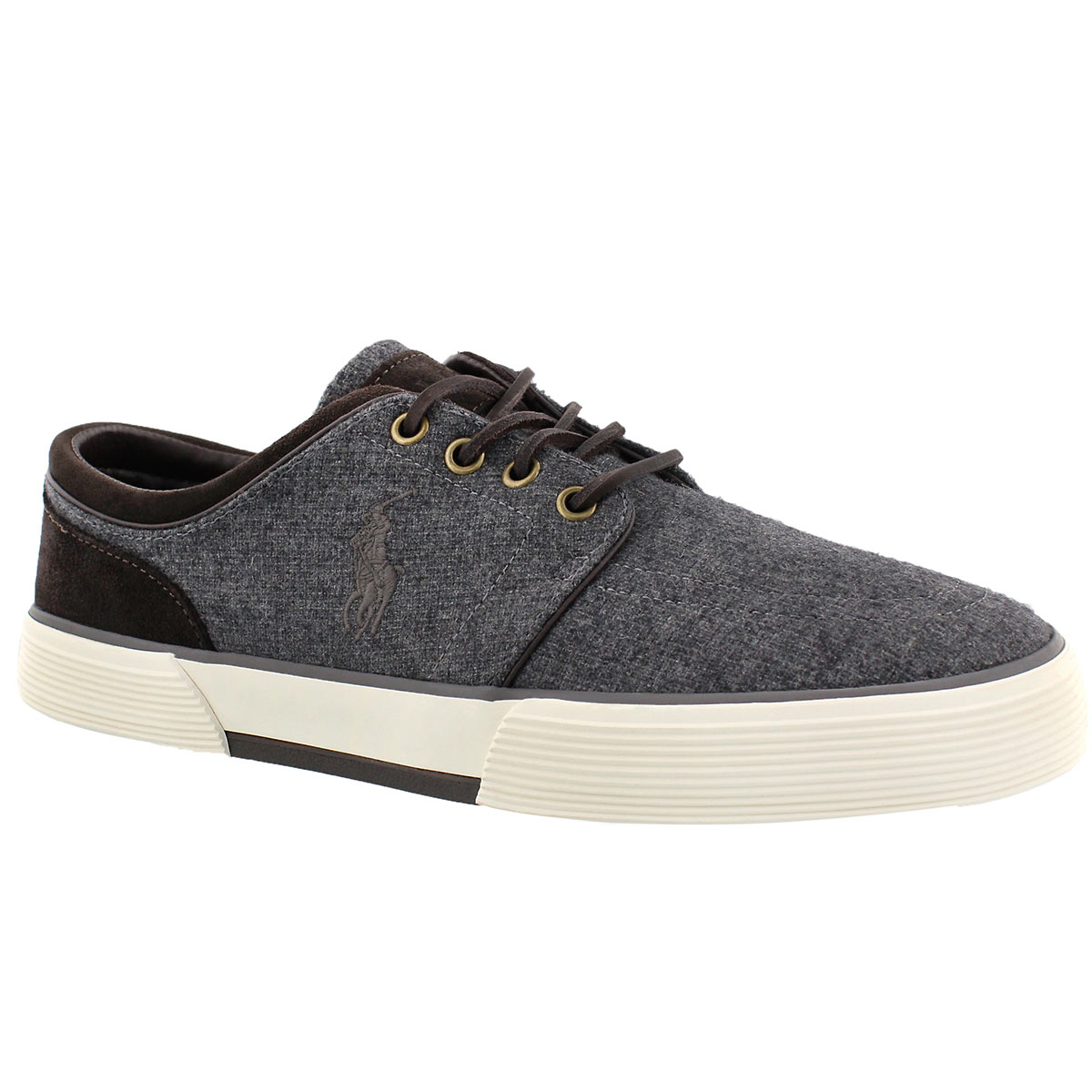 Mns Faxon Low gry/brn lace up sneaker