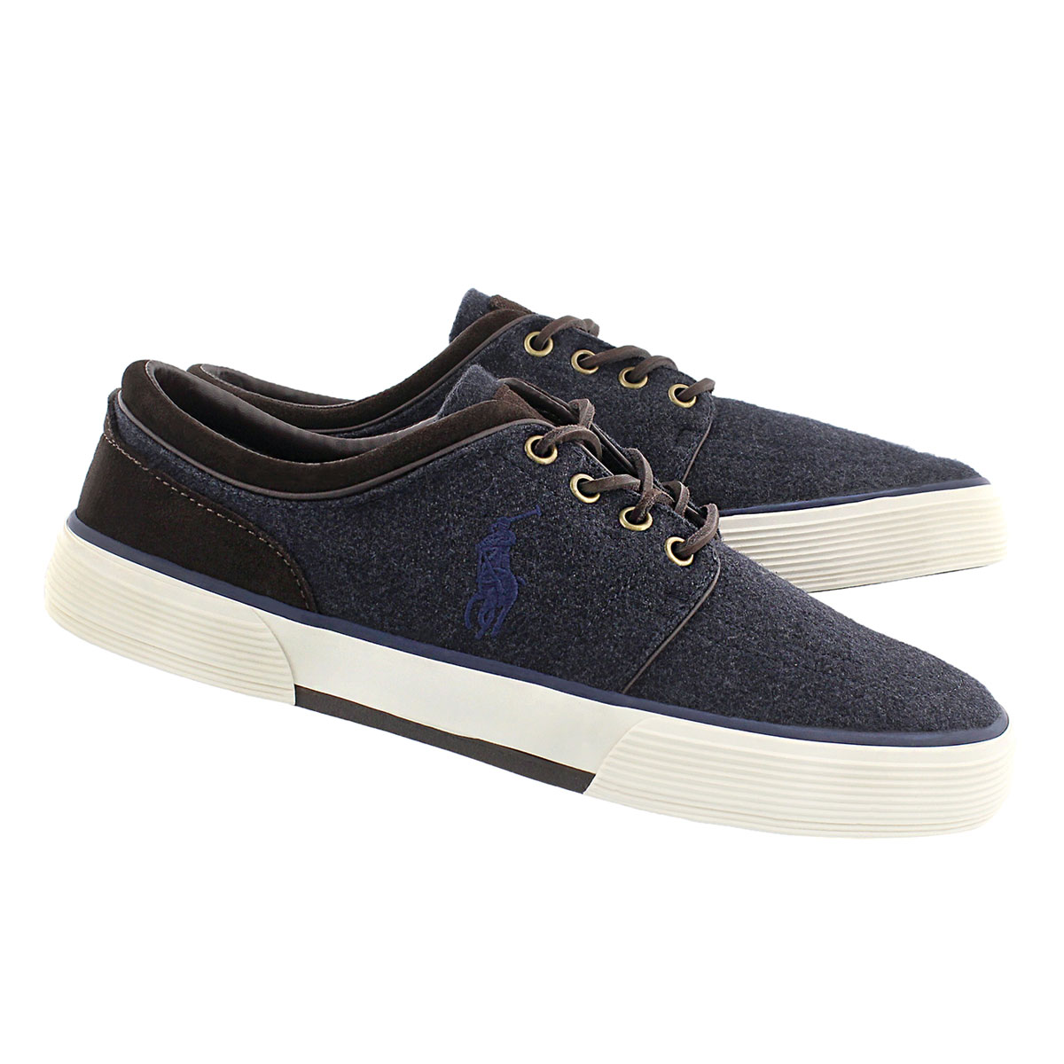 Mns Faxon Low nvy/brn lace up sneaker