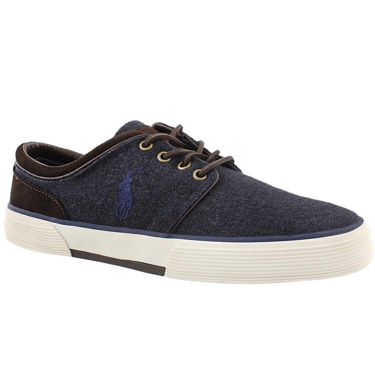 Mns Faxon Low nvy/brn lace up sneaker