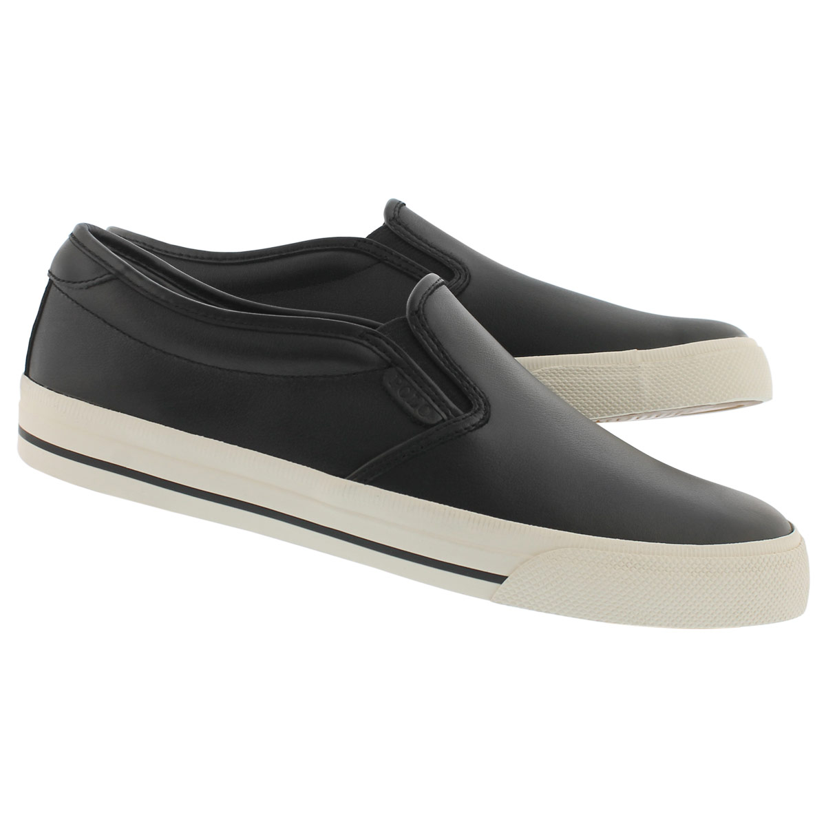 ralph lauren vaughn leather sneakers