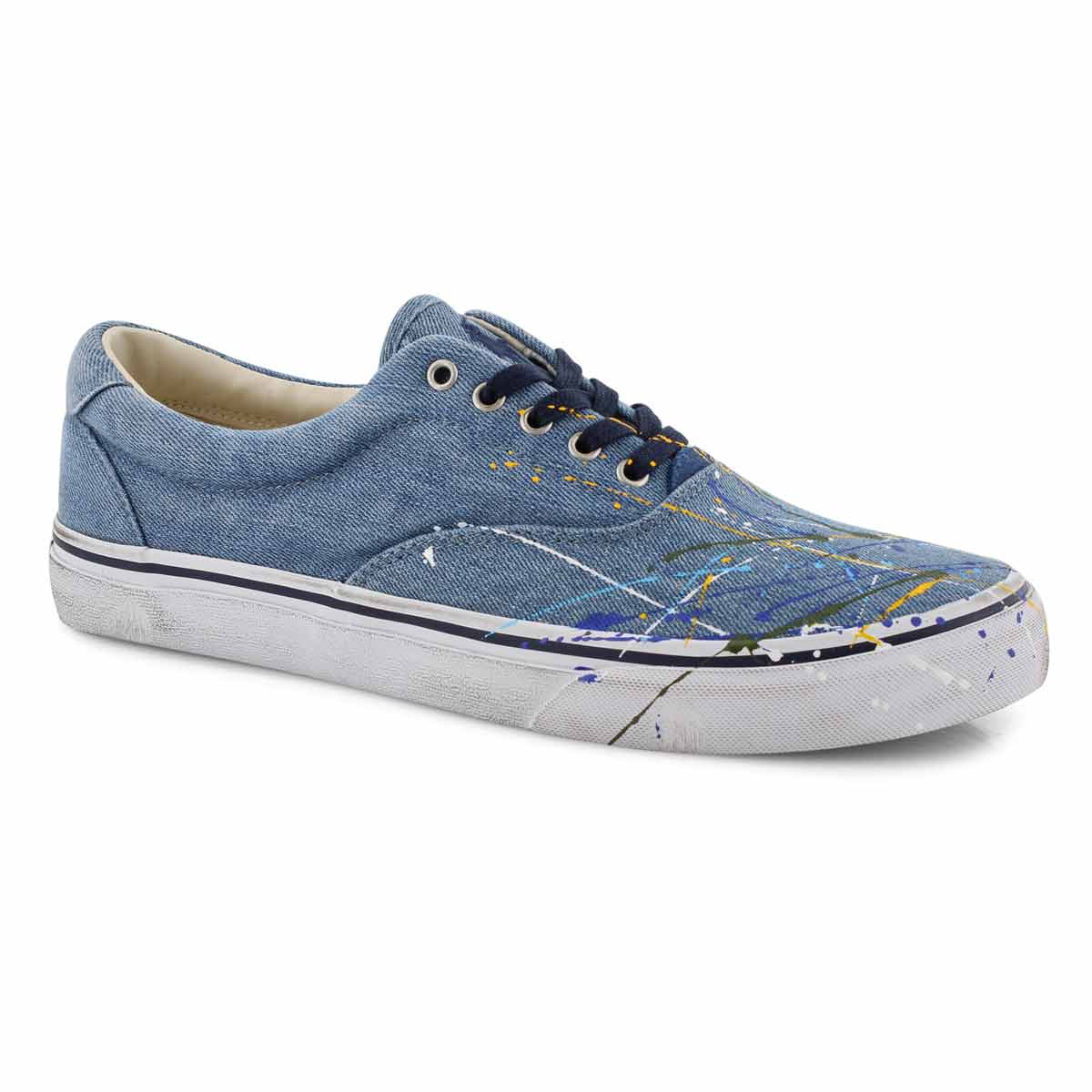 Mns Thorton washed denim lace up sneaker