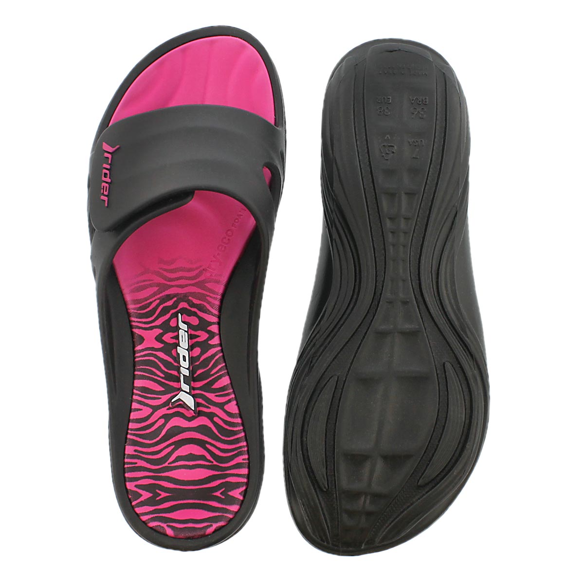 Sandale sport KEY VIII, noir/rose, femme