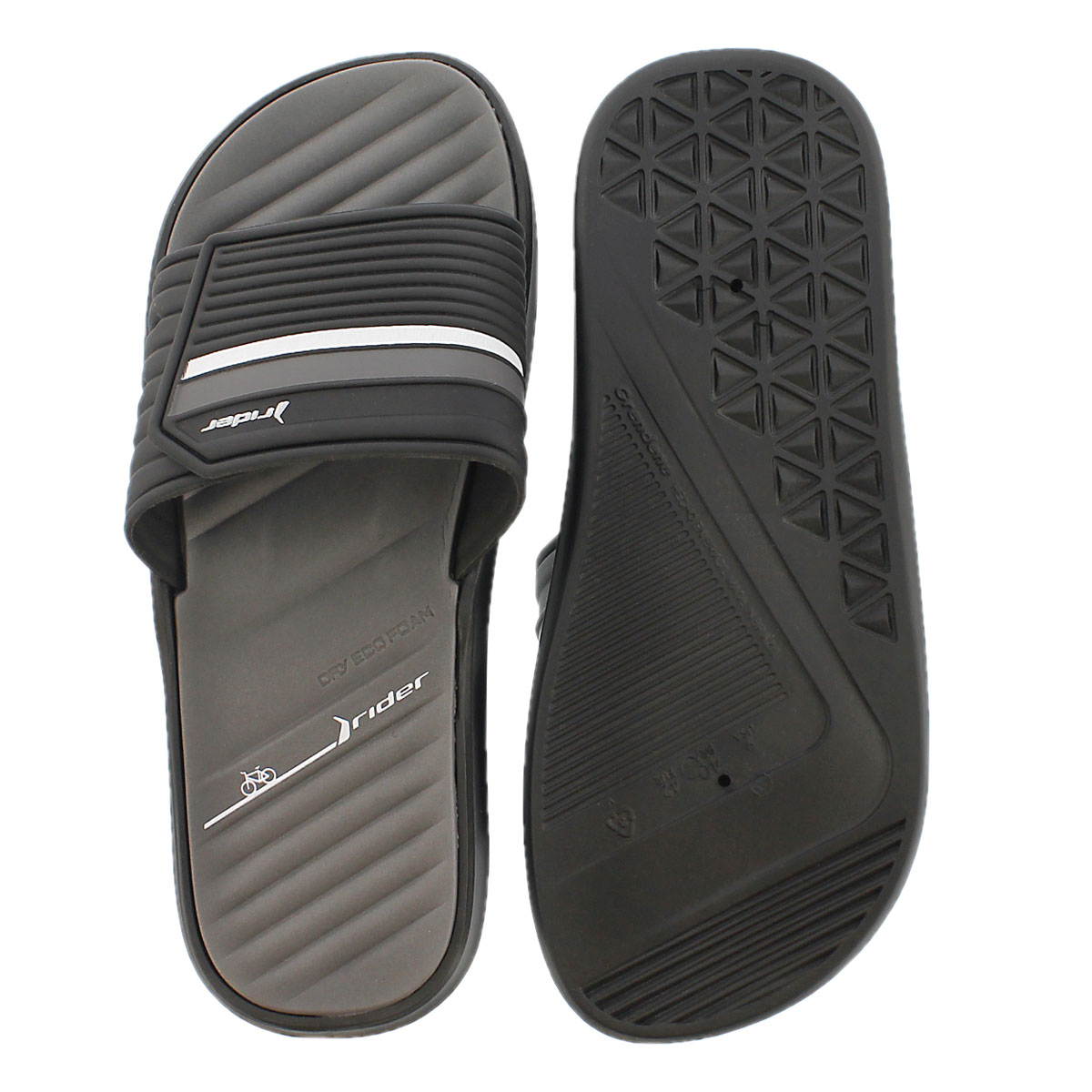 Mns Rail black/grey slide sport sandal