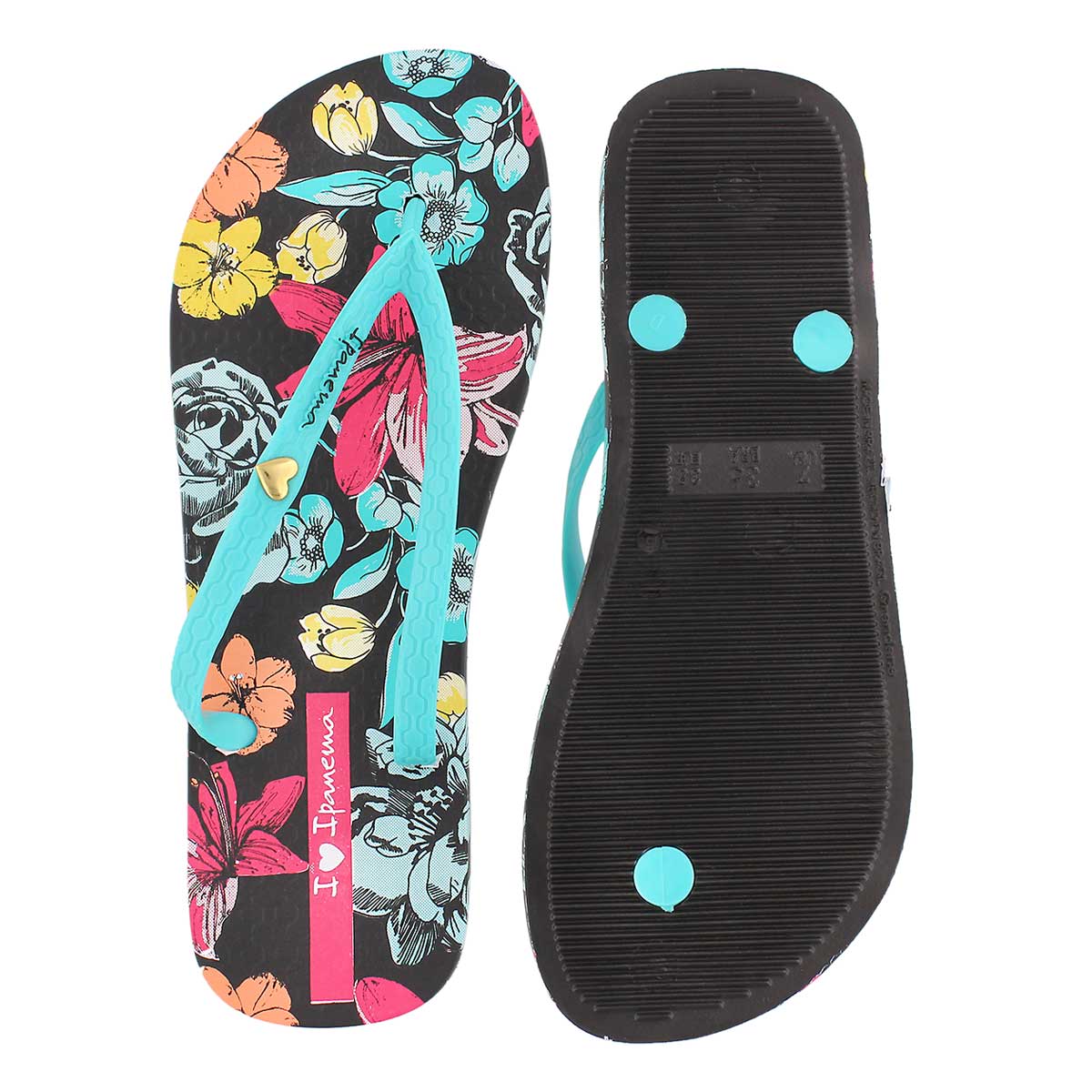 Lds Paraiso multi printed flip flop