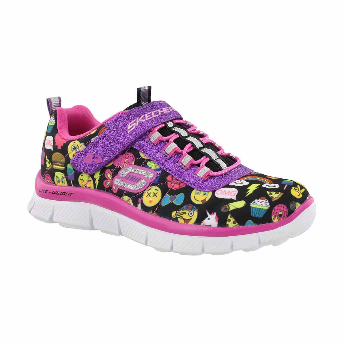 Girls' SKECH APPEAL PIXIE PRINCESS emoji sneakers