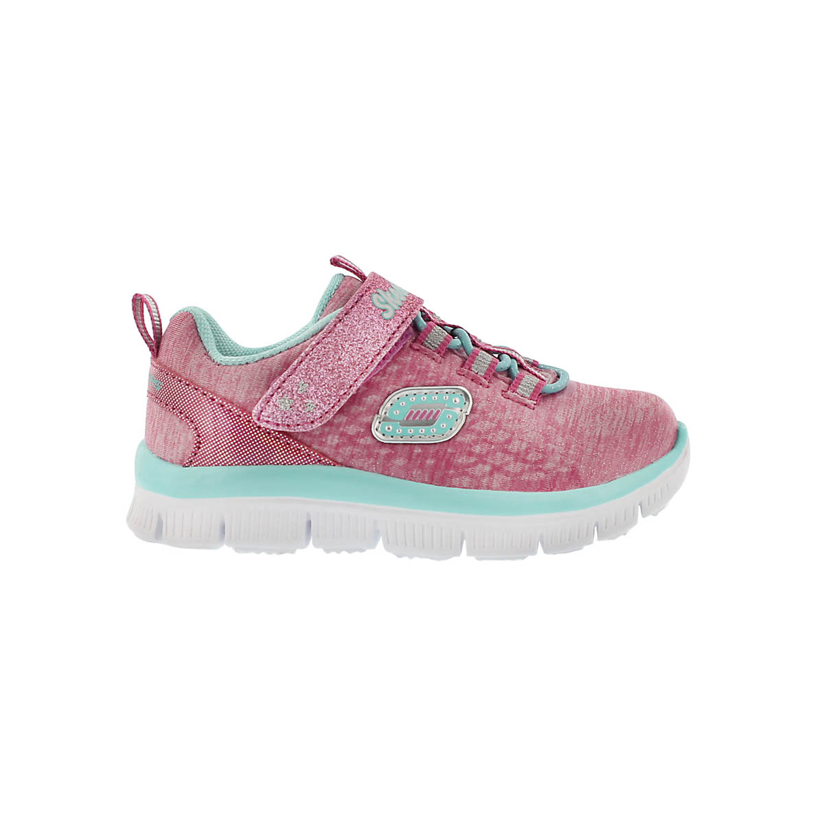 Inf Sparktacular pink/aqua running shoe
