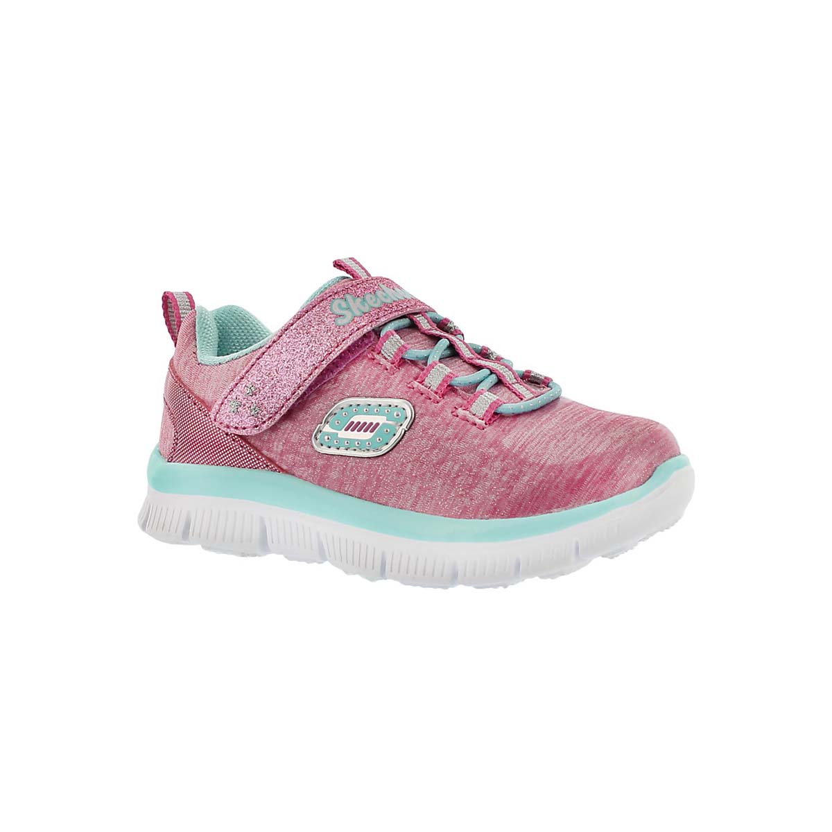 Infants' SPARKTACULAR pink/aqua running shoes