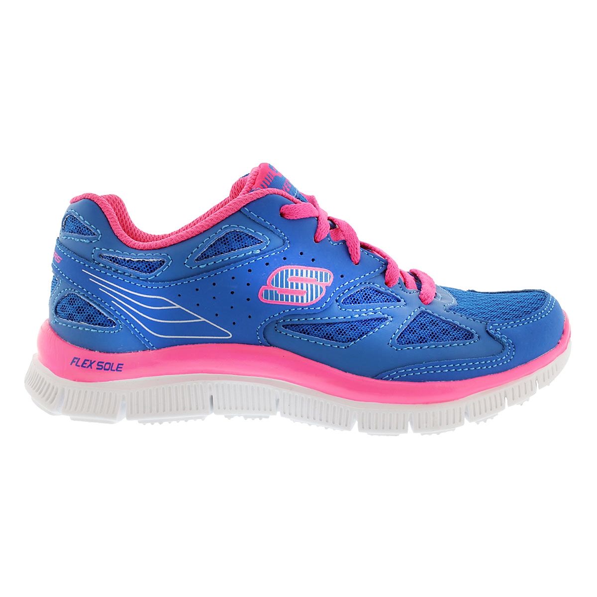 Grls Skech Appeal Align blu/pnk jogger