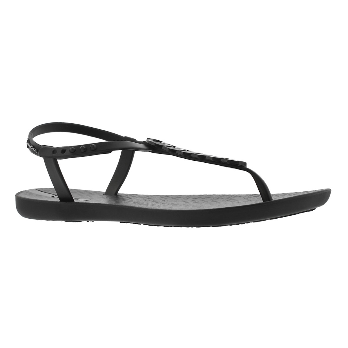 Women's CHARM IV SAND black/black t-strap sandals