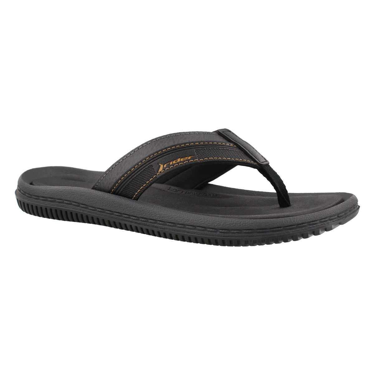 Men's DUNAS XVI black thong sandals