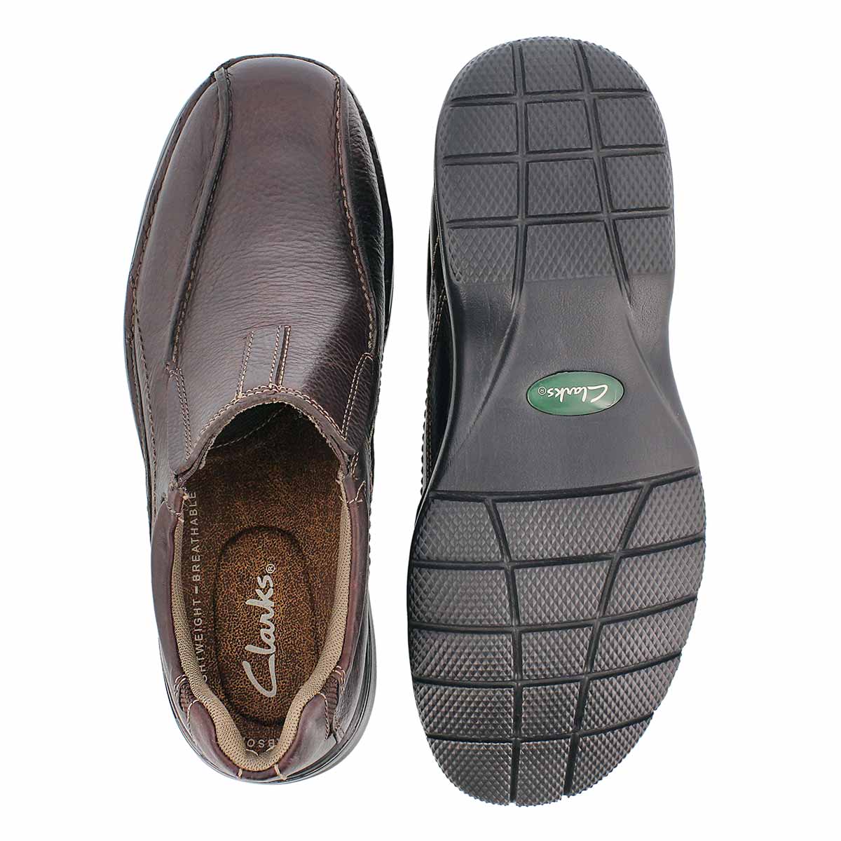 Mns Pickett brown oily casual slip on