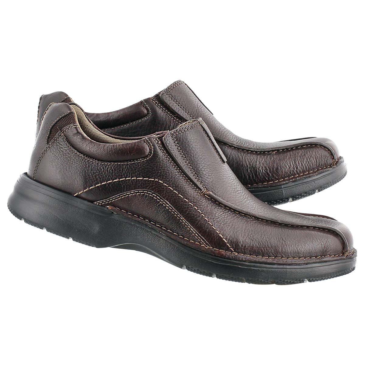 Mns Pickett brown oily casual slip on