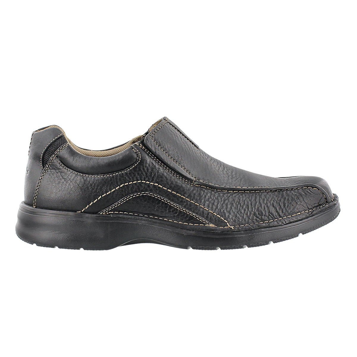 Mns Pickett black oily casual slip on