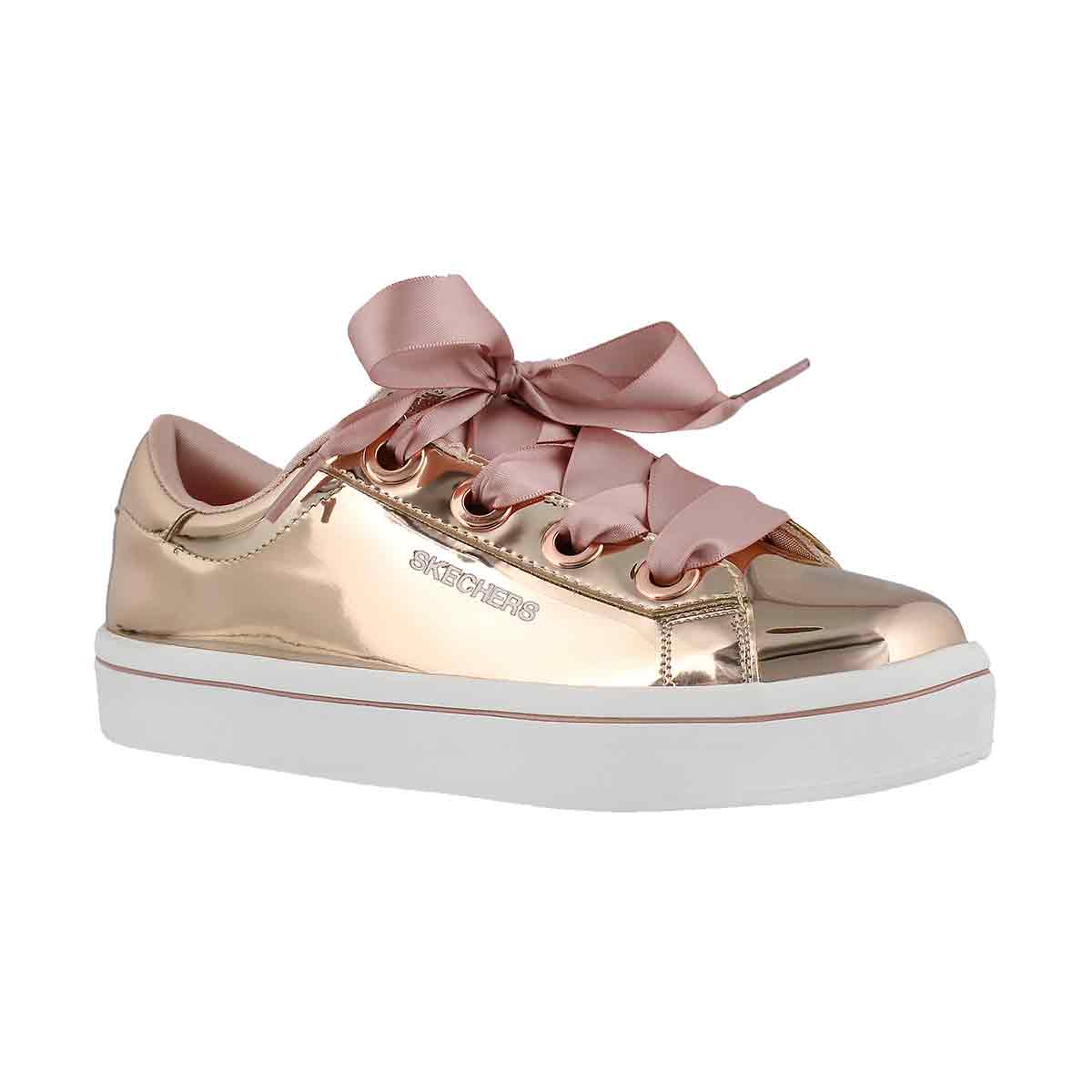 Girls' HI-LITE LIQUID BLING rose gold sneakers