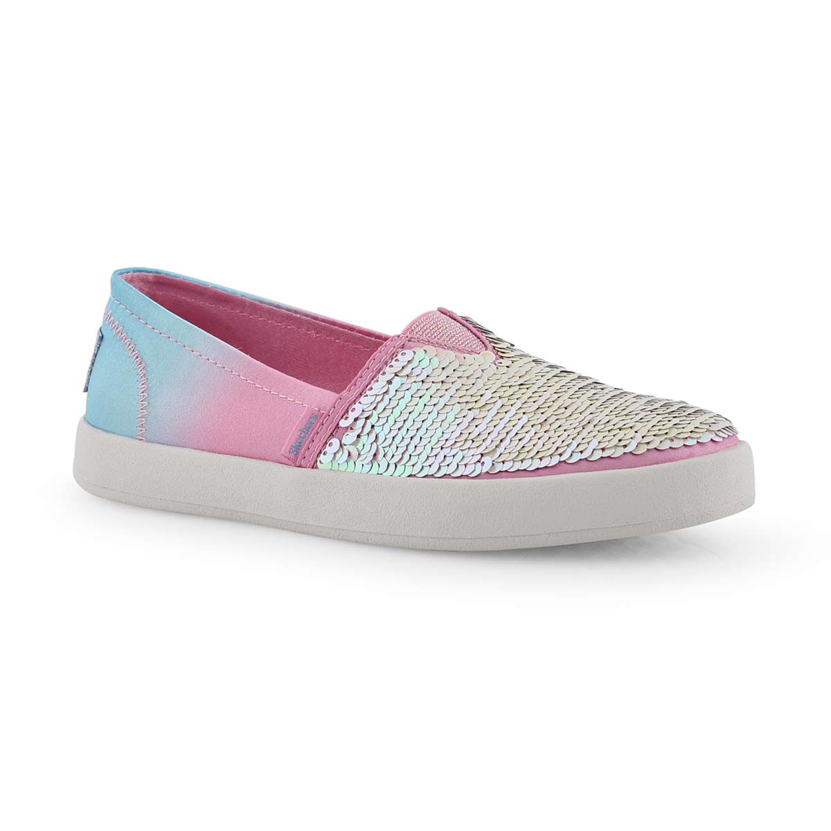 Grls B-Loved pnk/multi slip on sneaker