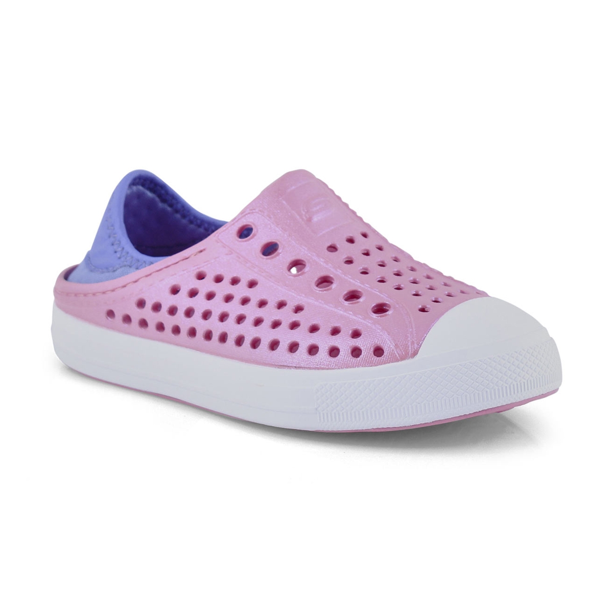 Grls Guzman Steps pnk/blue slip on shoe