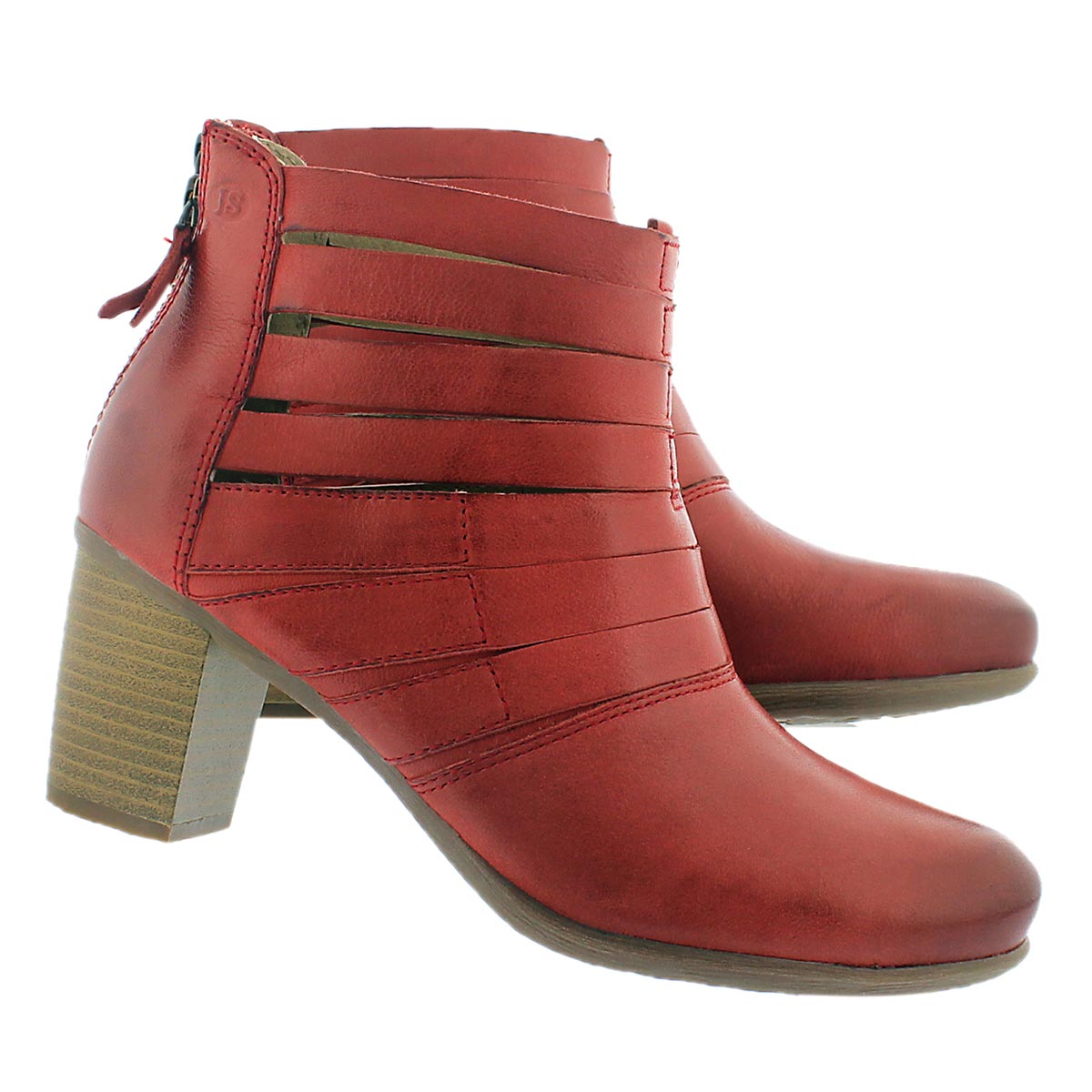 Lds Bonnie 01 red ankle boot