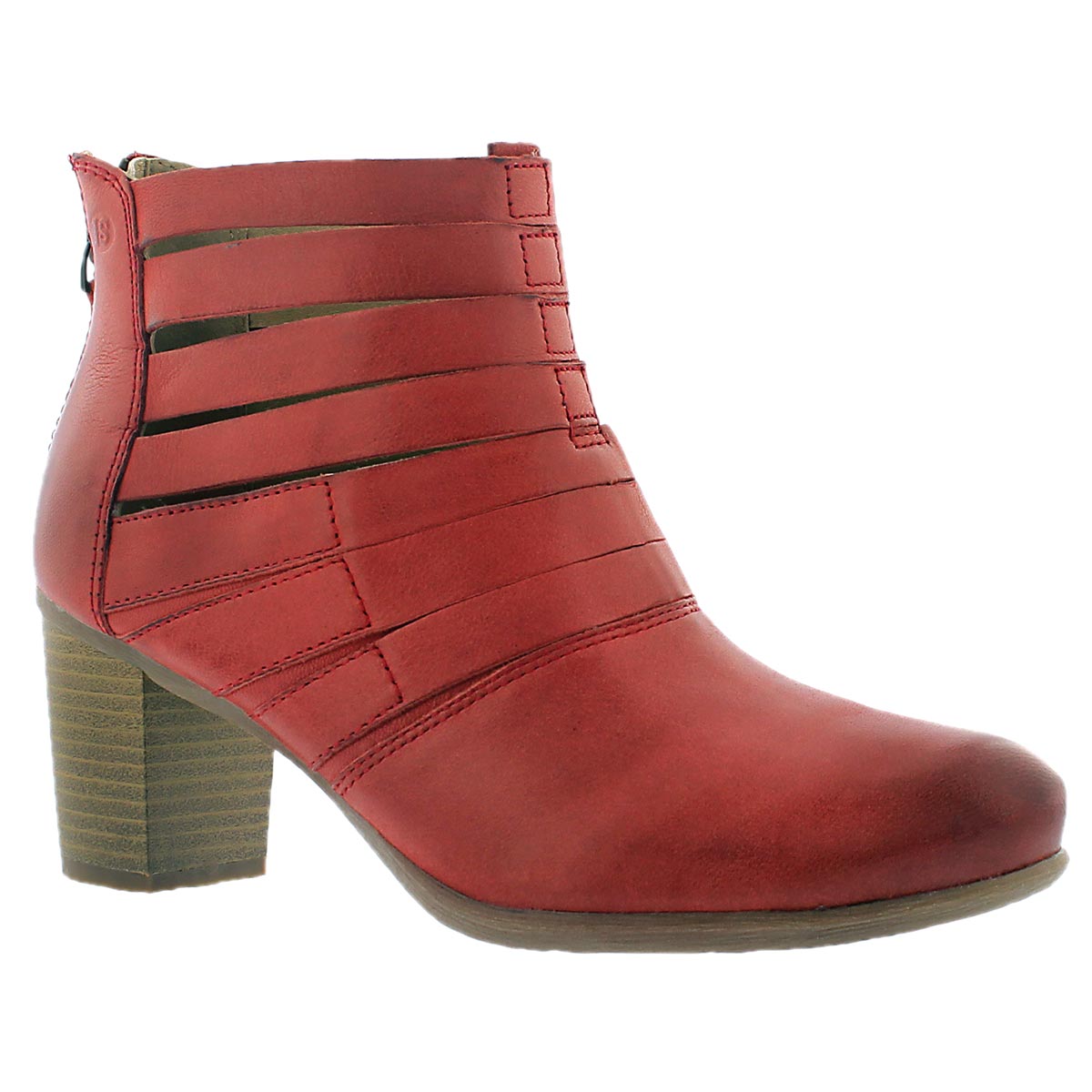 Lds Bonnie 01 red ankle boot