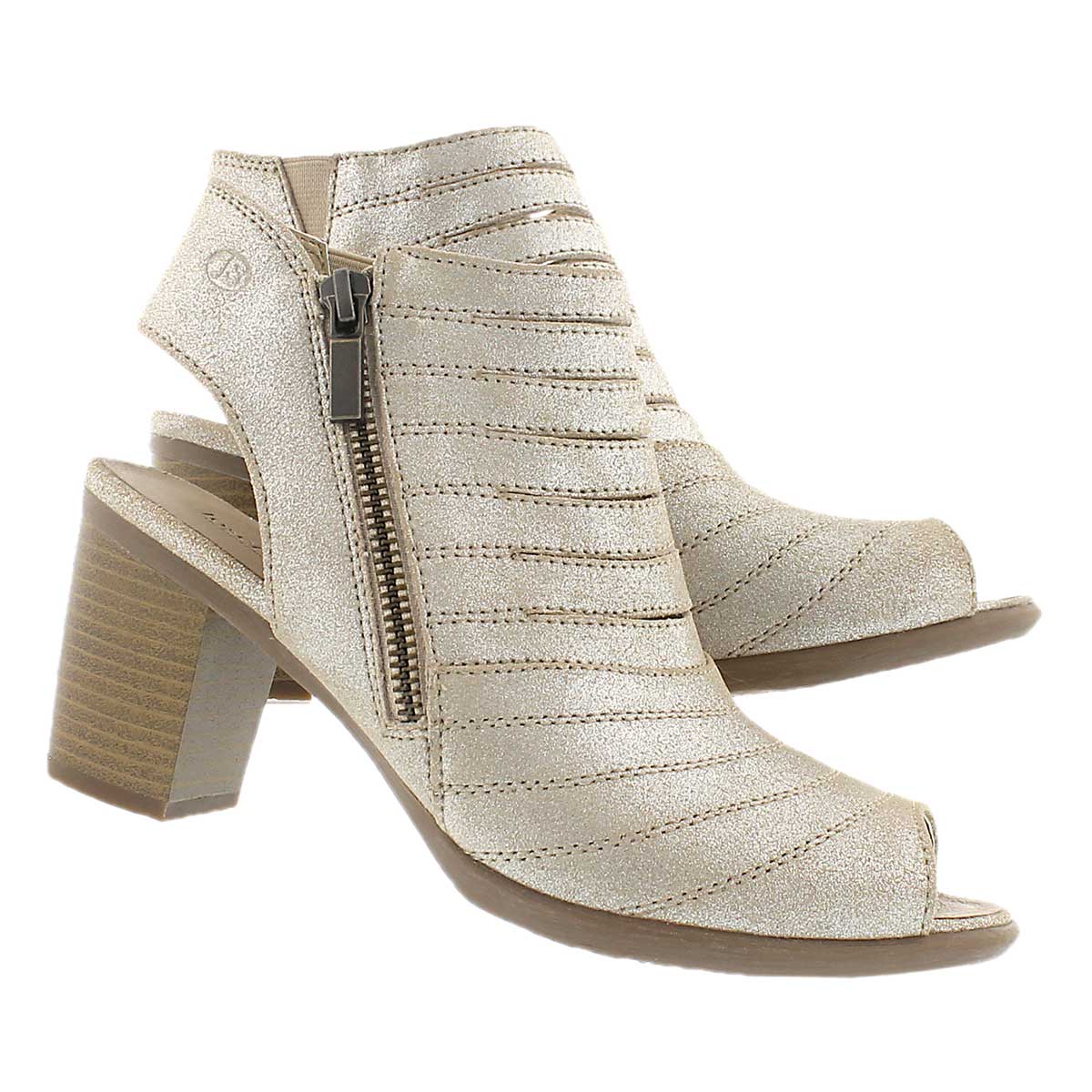 Lds Bonnie 15 natural cut out peep toe