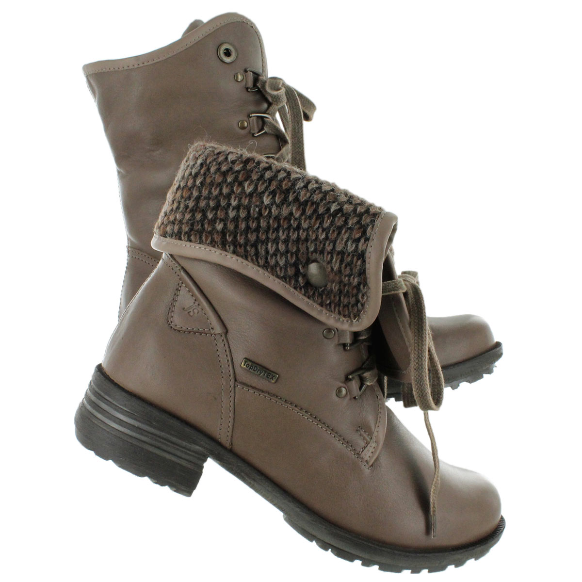 Lds Sandra 19 tpe lthr collar ankle boot