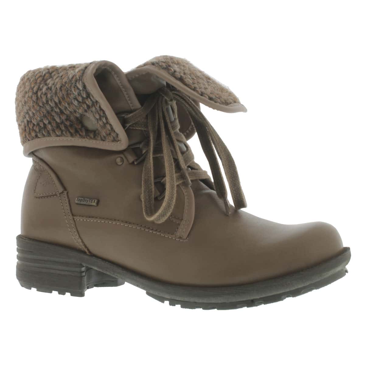 Lds Sandra 19 tpe lthr collar ankle boot