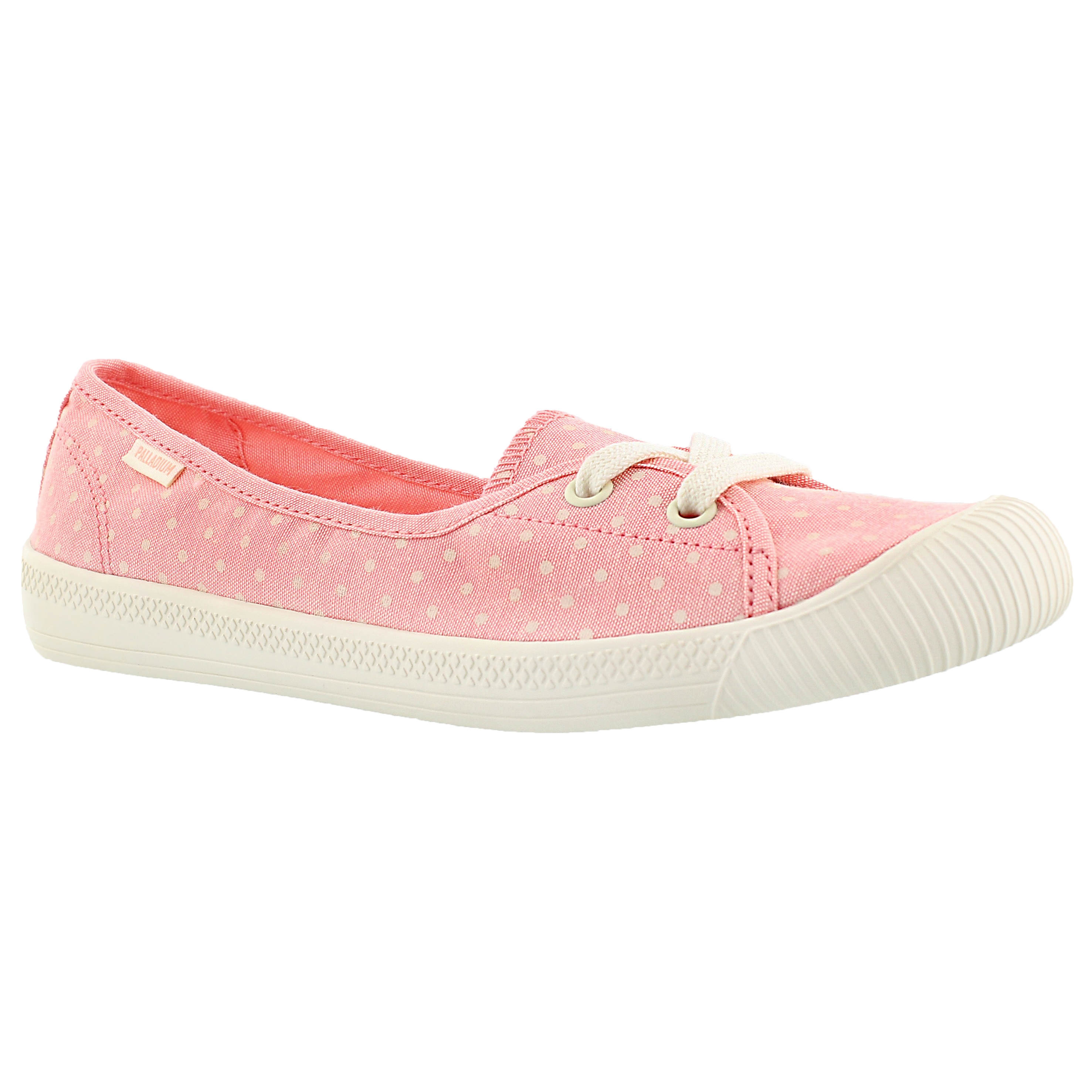 Women's FLEX BALLET peach/white dots sneakers