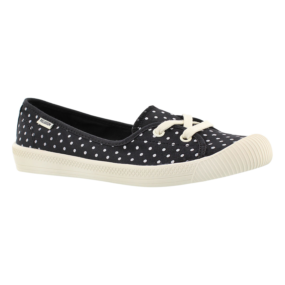 Lds Flex Ballet blk/wht dots sneaker