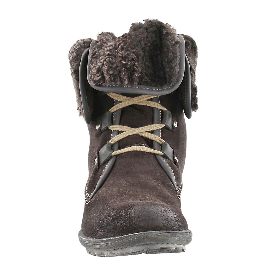 Botte lacée Sandra 04, titan, femmes